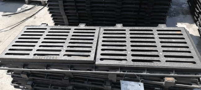 会宁球墨铸铁连体双篦展示